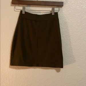 Forrest green cotton skirt
